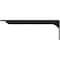 Ekena Millwork Embrey Steel Bracket, Antiqued Silver 2"W x 18"D x 6 1/2"H BKTM02X18X06EBASV - alternate 10